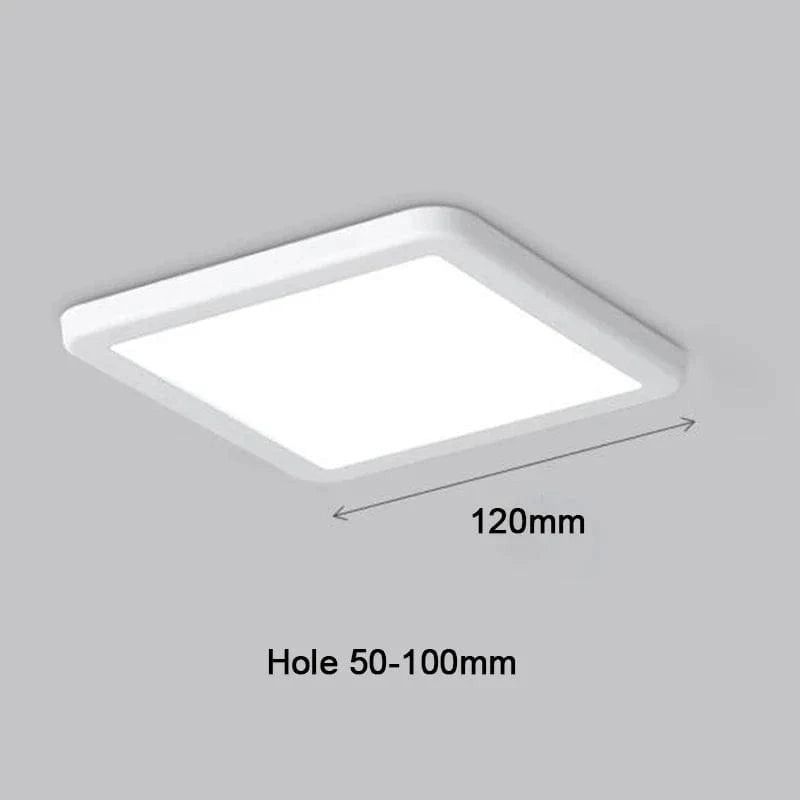 Verthara Ultra-Thin 600x600 LED Panel Light – Adjustable Brightness Ceiling Panel Lights for Office and Living Room square-8w-WH / White light