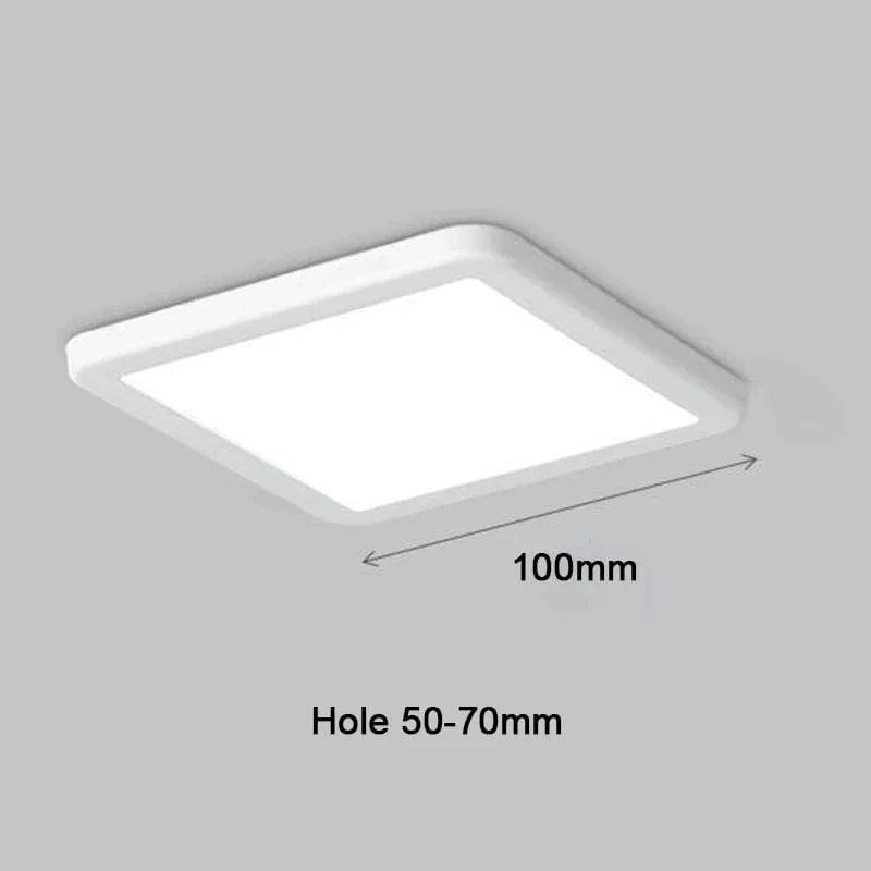 Verthara Ultra-Thin 600x600 LED Panel Light – Adjustable Brightness Ceiling Panel Lights for Office and Living Room square-6w-WH / White light