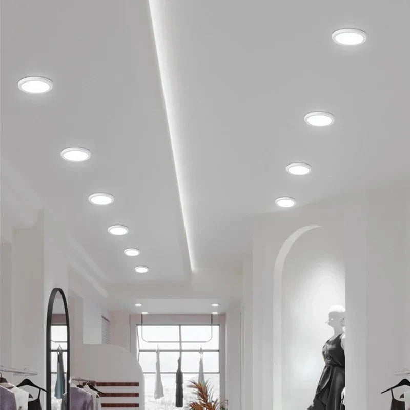 Verthara Ultra-Thin 600x600 LED Panel Light – Adjustable Brightness Ceiling Panel Lights for Office and Living Room