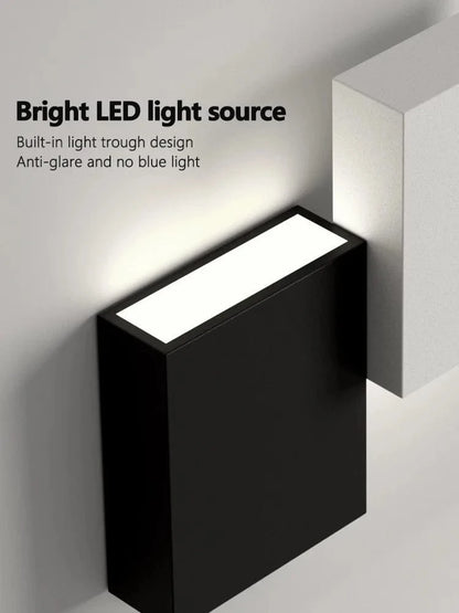 Verthara Ultra-Thin Modern Wall Light for Indoor and Outdoor Use – Dimmable with Remote, Multiple Color Temperatures