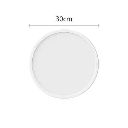 Verthara Ultra Thin Smart RGB Flush Mount Ceiling Light Fixture – Dimmable LED with Wi-Fi Control, 2700K-6500K Color Temperature Default