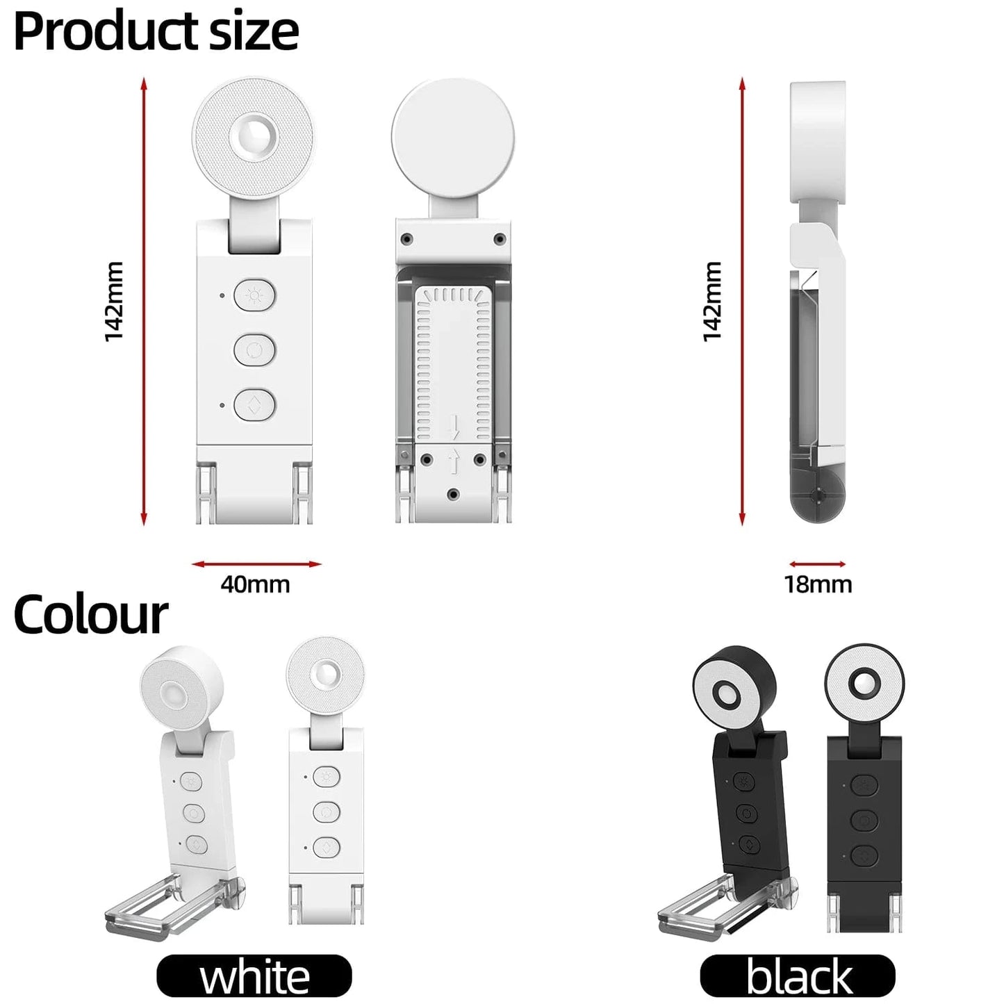 Verthara USB Rechargeable Clip-On Book Light with Adjustable Brightness – Portable LED Reading Lamp for Eye Protection and Comfort