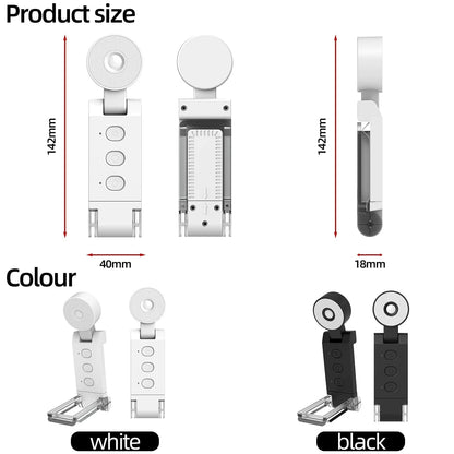Verthara USB Rechargeable Clip-On Book Light with Adjustable Brightness – Portable LED Reading Lamp for Eye Protection and Comfort