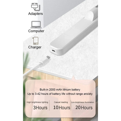 Verthara USB Rechargeable Magnetic Desk Lamp with Eye Protection, 3 Color Modes, Compact Design for Small Spaces Default