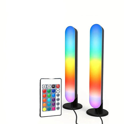 Verthara USB Rechargeable RGB Music Rhythm Light Bar – Compact Christmas Decoration with Music Sync Function 2