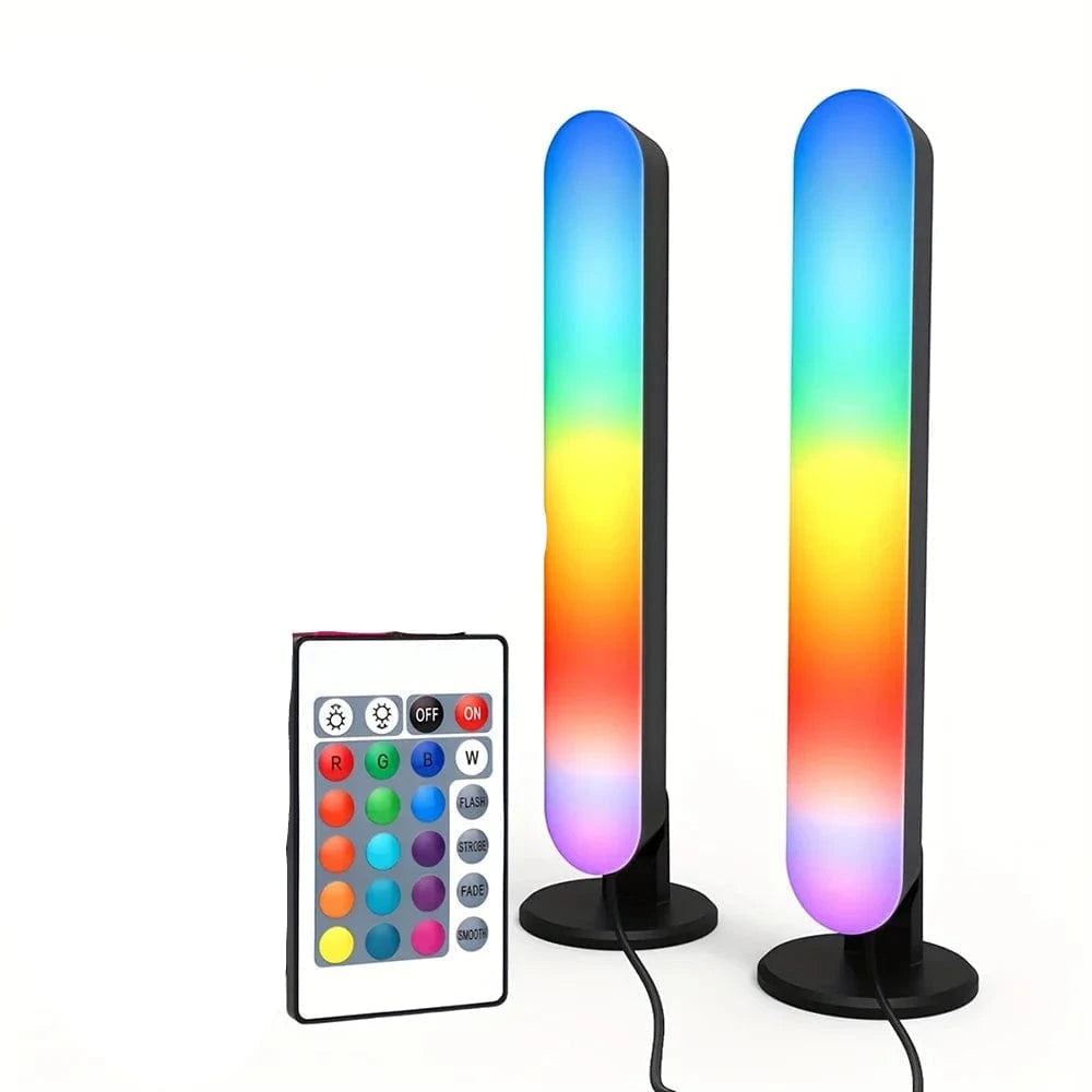 Verthara USB Rechargeable RGB Music Rhythm Light Bar – Compact Christmas Decoration with Music Sync Function