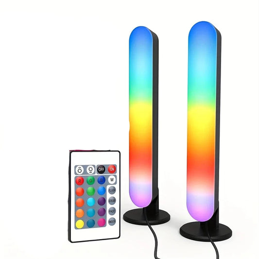 Verthara USB Rechargeable RGB Music Rhythm Light Bar – Compact Christmas Decoration with Music Sync Function