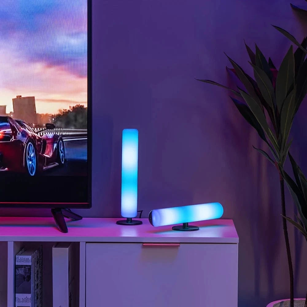 Verthara USB Rechargeable RGB Music Rhythm Light Bar – Compact Christmas Decoration with Music Sync Function