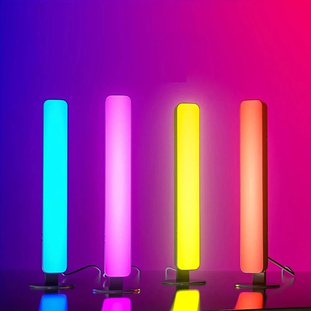 Verthara USB Rechargeable RGB Music Rhythm Light Bar – Compact Christmas Decoration with Music Sync Function