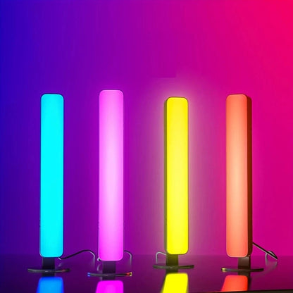 Verthara USB Rechargeable RGB Music Rhythm Light Bar – Compact Christmas Decoration with Music Sync Function