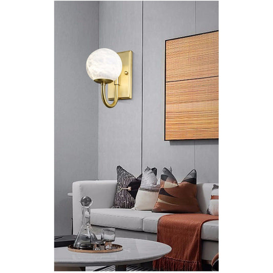Verthara Wall Mounted LED Sconce With G9 Bulb – Luxury Gold Finish - Modern Design - Indoor Use - Customisable Lighting Tones