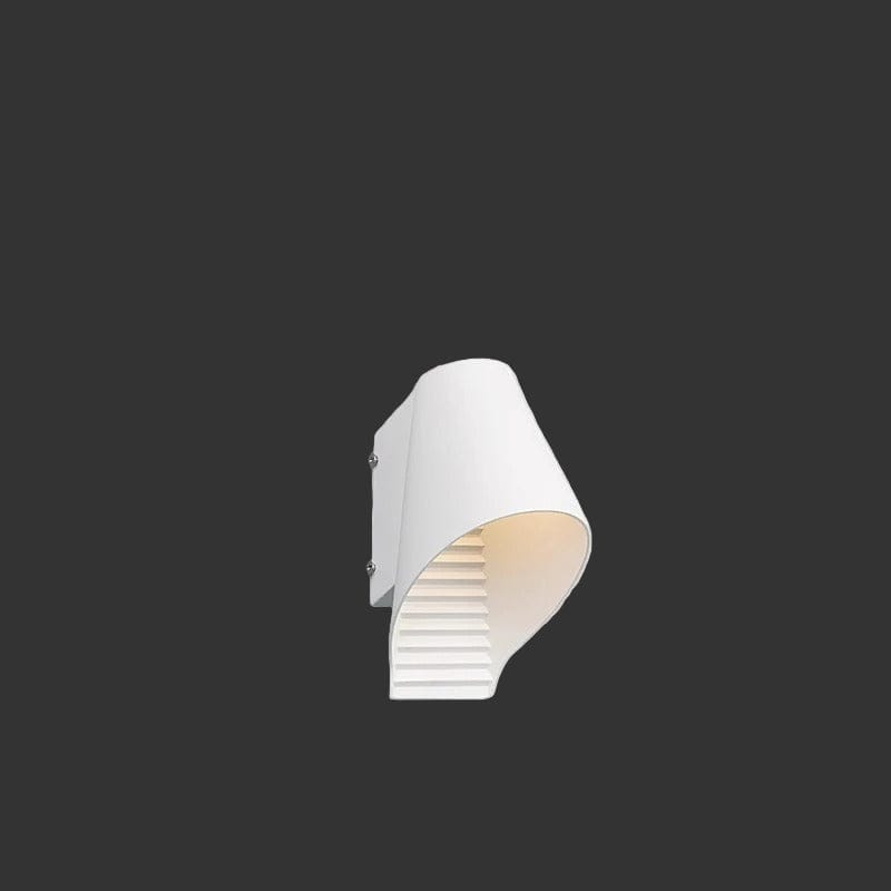 Verthara Waterproof Outdoor Wall Lamp – Modern Exterior Wall Lights for Courtyards, Entrances, and Balconies – Energy Efficient Black Lantern C style white