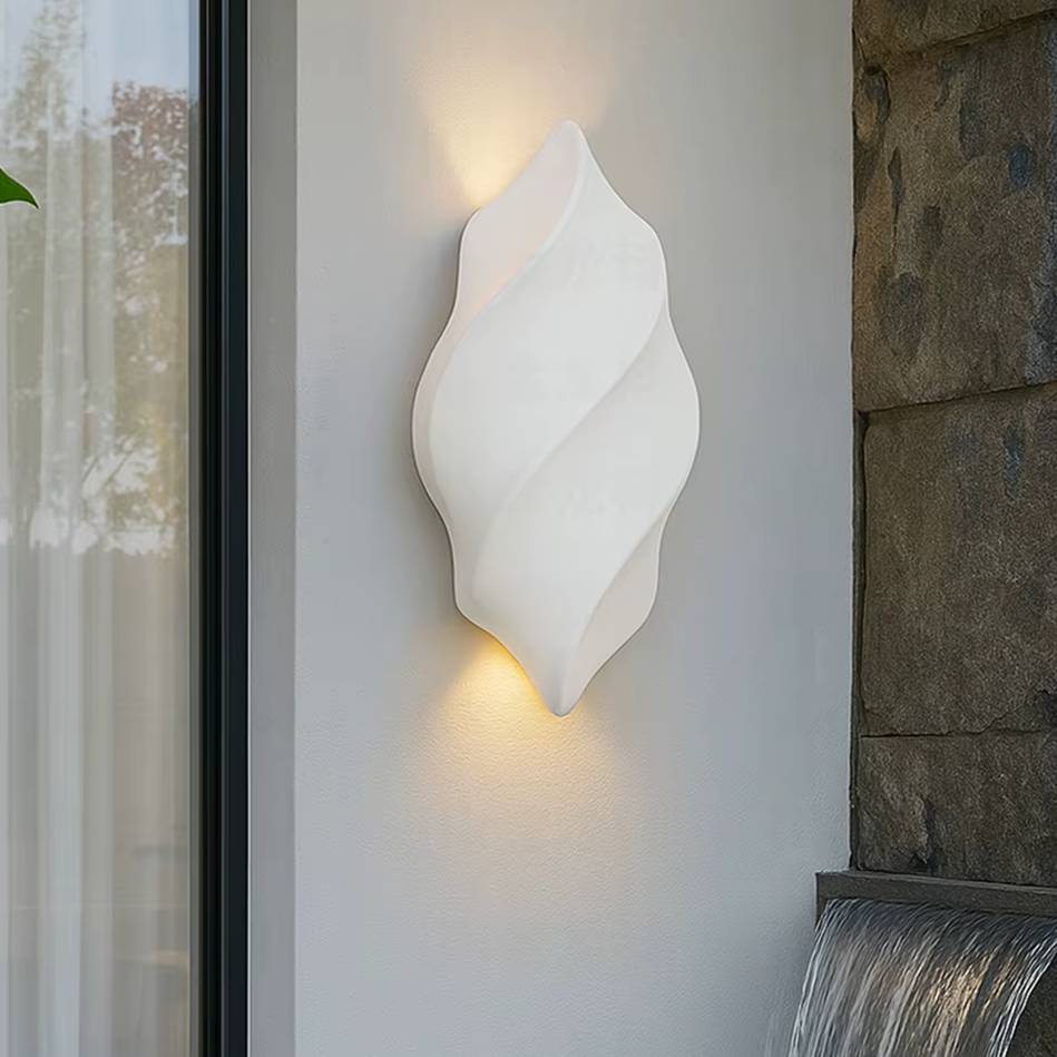 Verthara Waterproof Outdoor Wall Lamp – Modern Exterior Wall Lights for Courtyards, Entrances, and Balconies – Energy Efficient Black Lantern A style white