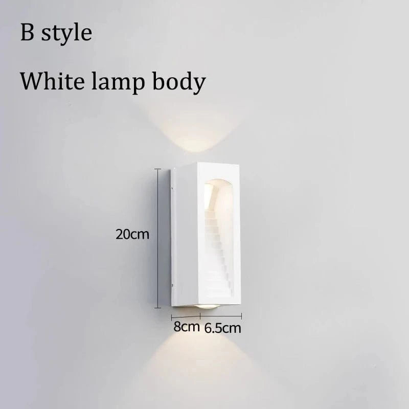 Verthara Waterproof Outdoor Wall Lamp – Modern Exterior Wall Lights for Courtyards, Entrances, and Balconies – Energy Efficient Black Lantern