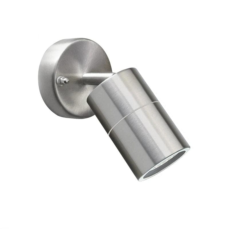 Verthara Waterproof Outdoor Wall Lamp - Stainless Steel Up and Down Lights for Garden and Porch, Modern Exterior Wall Lights Silver 1head / Warm White 3000K