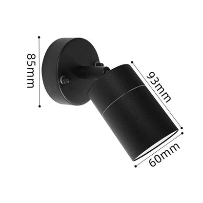 Verthara Waterproof Outdoor Wall Lamp - Stainless Steel Up and Down Lights for Garden and Porch, Modern Exterior Wall Lights