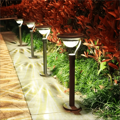 Verthara Waterproof Solar LED Garden Lights – Super Bright Outdoor Solar Lawn Lamp for Energy Saving Illumination Default