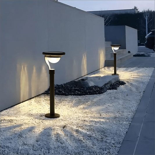 Verthara Waterproof Solar LED Garden Lights – Super Bright Outdoor Solar Lawn Lamp for Energy Saving Illumination Default