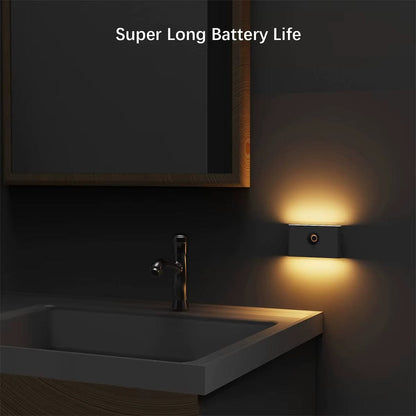 Verthara Wireless LED Motion Sensor Night Light With Magnetic Mount – Rechargeable - Warm White - Indoor Use - Long Battery Life - Smart Control