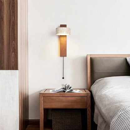 Verthara Yellow Cave Stone LED Sconce