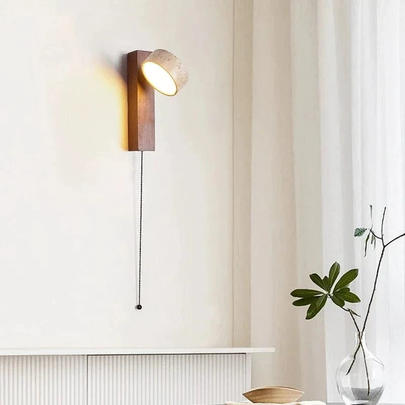 Verthara Yellow Cave Stone LED Sconce