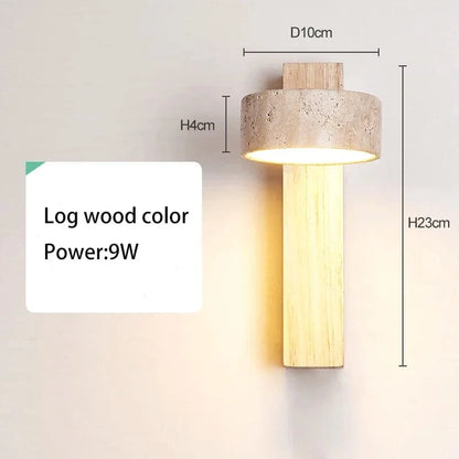 Verthara Yellow Cave Stone LED Sconce