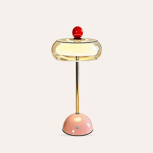 Vintage Glass Table Lamp