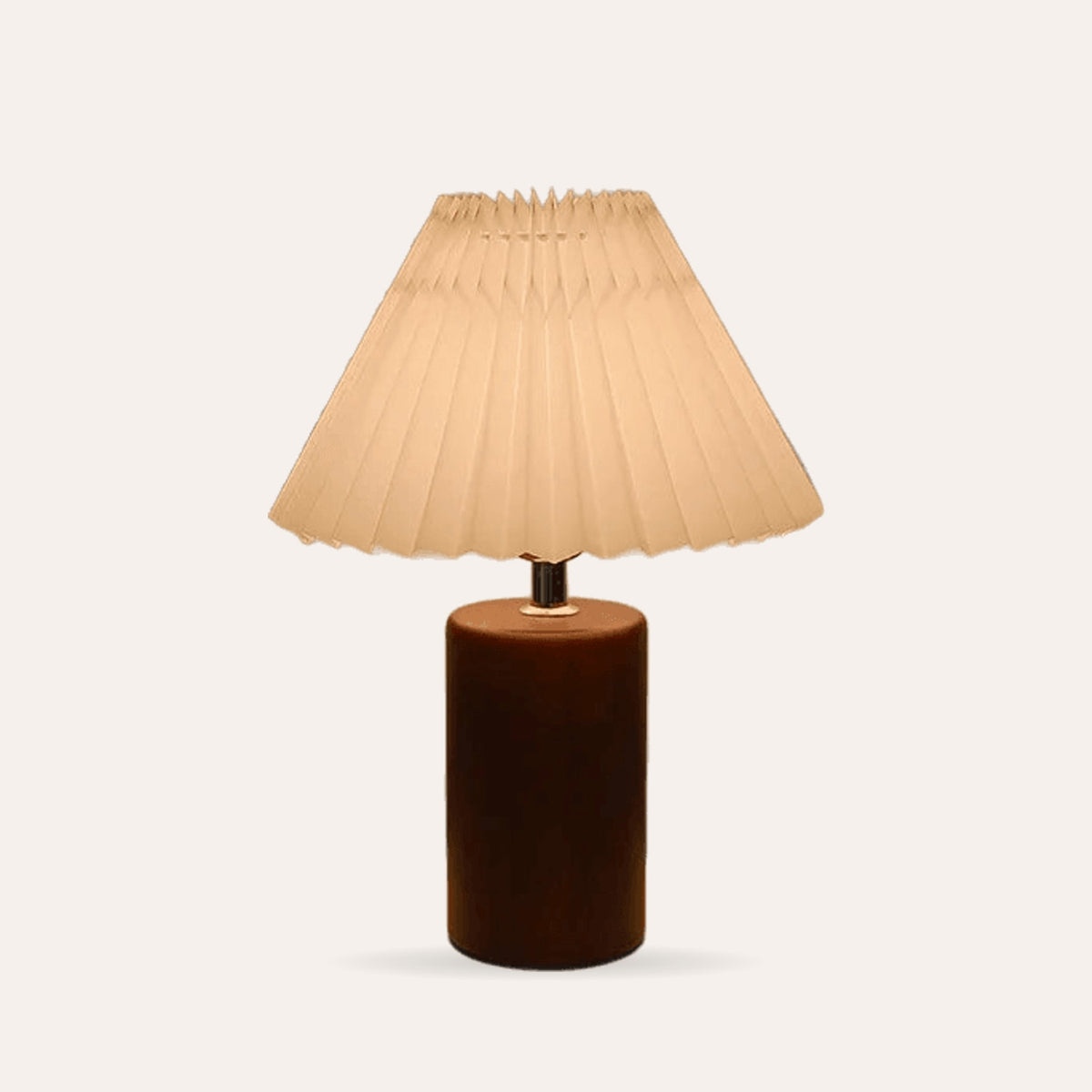Vintage Wooden Table Lamp