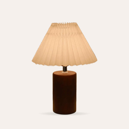 Vintage Wooden Table Lamp