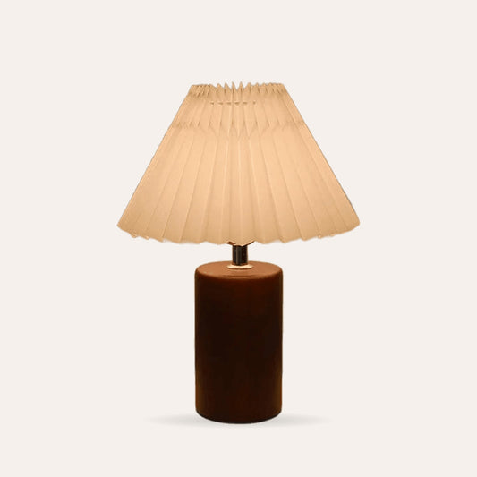 Vintage Wooden Table Lamp