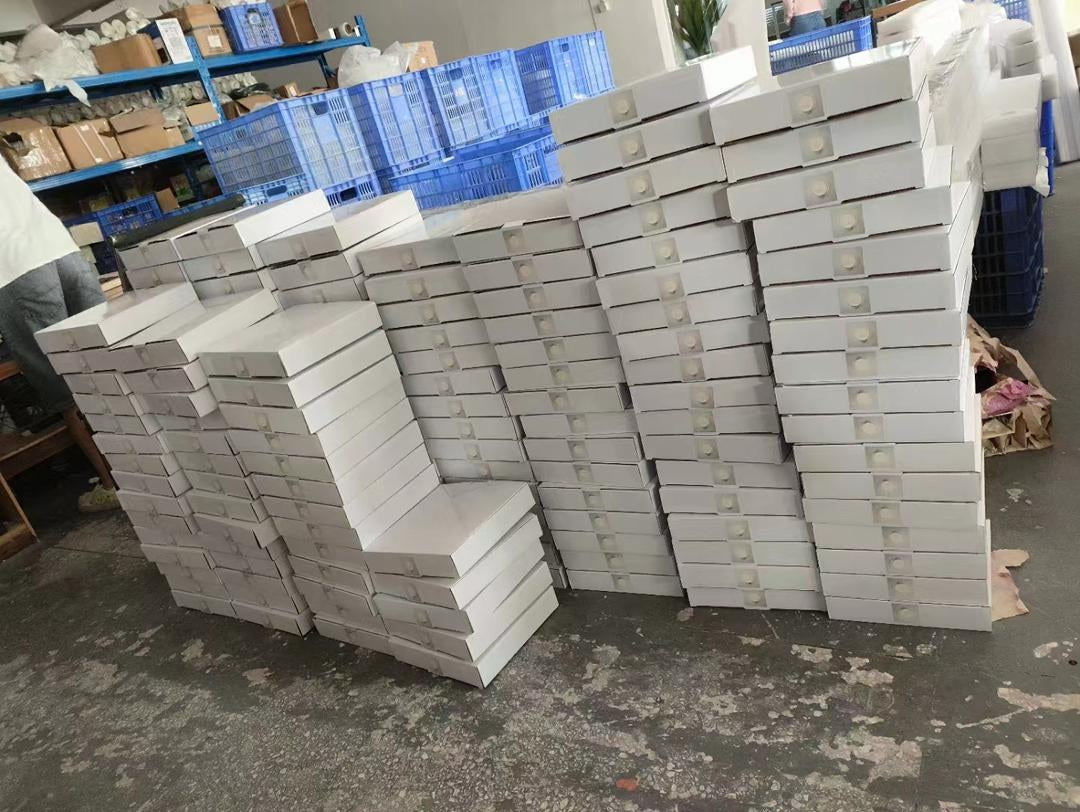 Products packaged and ready to ship